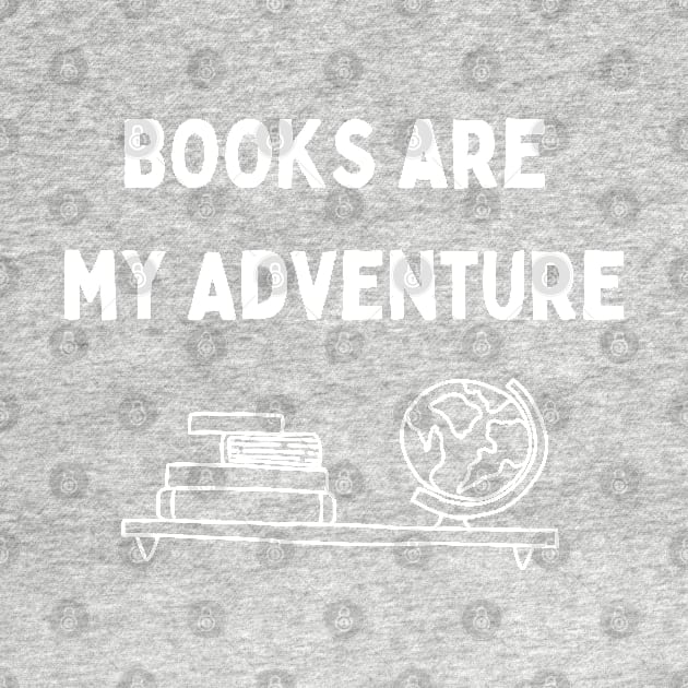 Books are my adventure by Patterns-Hub